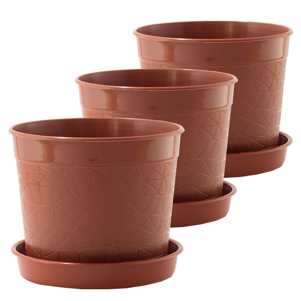 SET X 3 - Matera Craquelada 17 cm