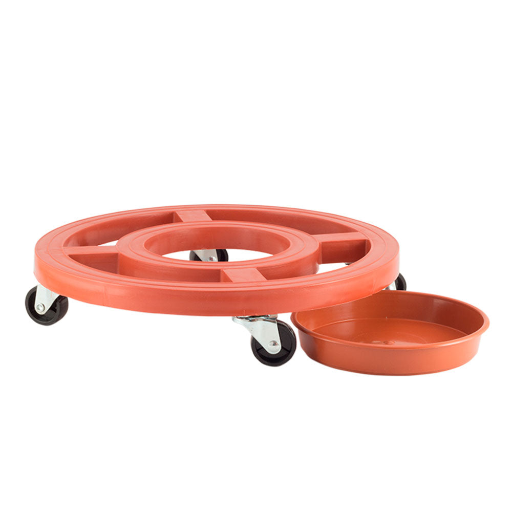 Base plástica con ruedas 32 cm terracota – Plantho.co