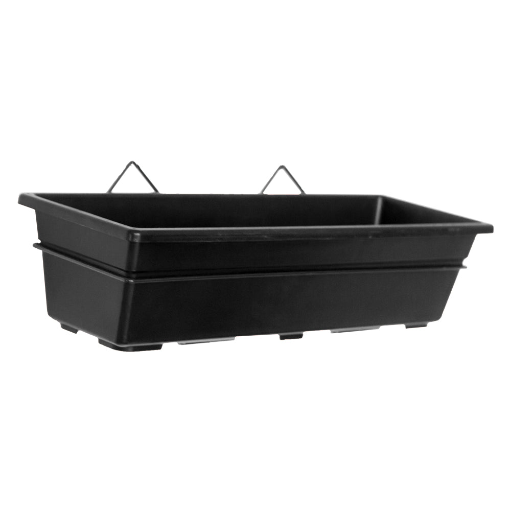 Kit soporte de pared con jardinera 60 cm negro sin bandeja – Plantho.co