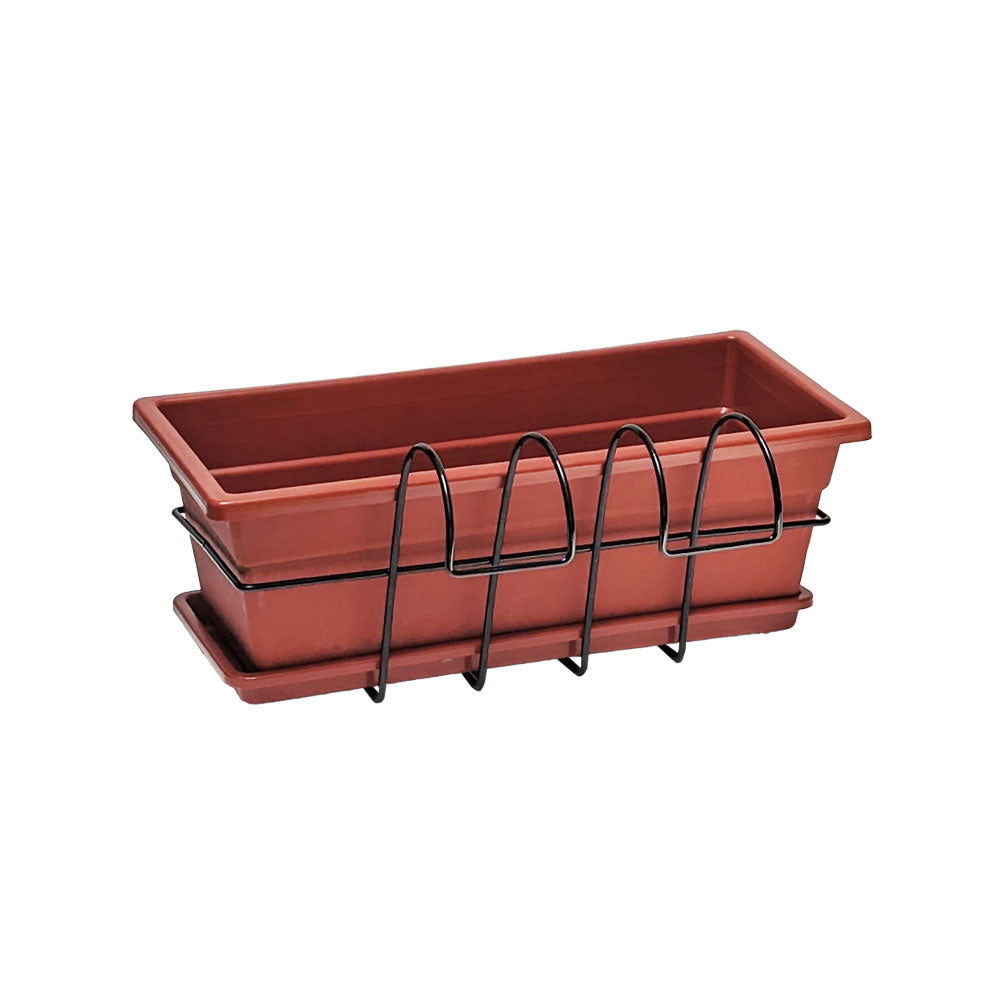 Kit soporte de balcón con jardinera 40 cm – Plantho.co