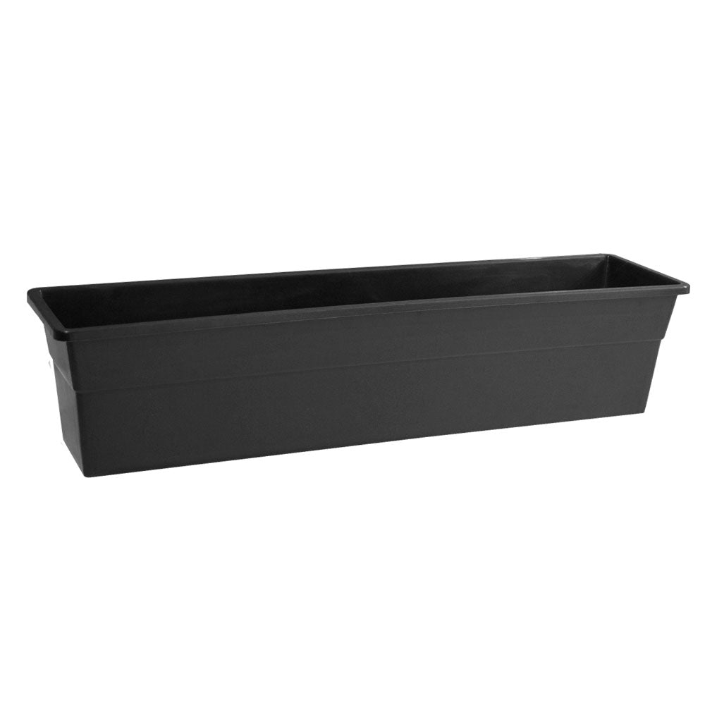 Jardinera plástica 80 cm negro – Plantho.co