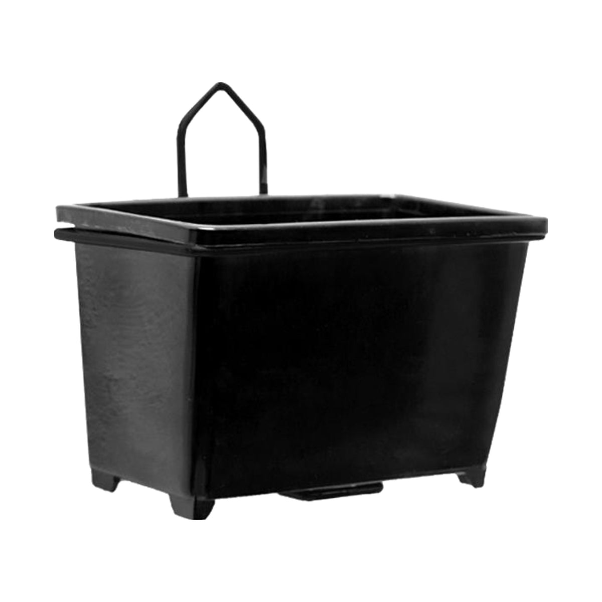 Jardinera mini con soporte de pared negro – Plantho.co