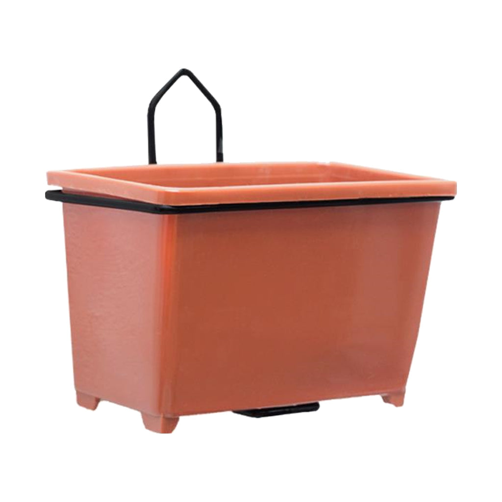 Jardinera mini con soporte de pared terracota – Plantho.co