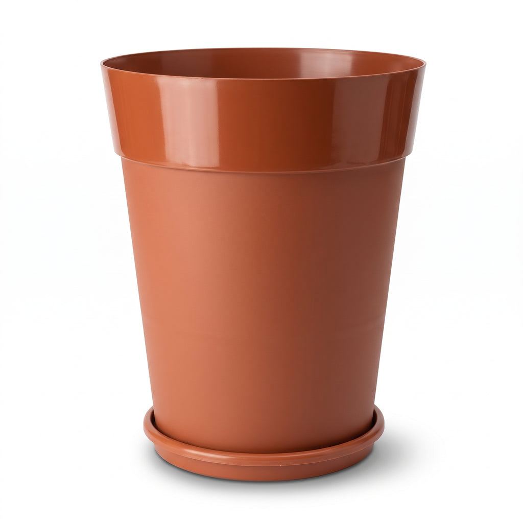 Matera plástica Gaia 38 cm terracota – Plantho.co