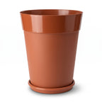 Matera plástica Gaia 38 cm terracota – Plantho.co