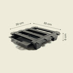 Medidas base plástica rejilla fija 30 cm – Plantho.co
