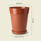 Medidas matera Gaia 38 cm – Plantho.co